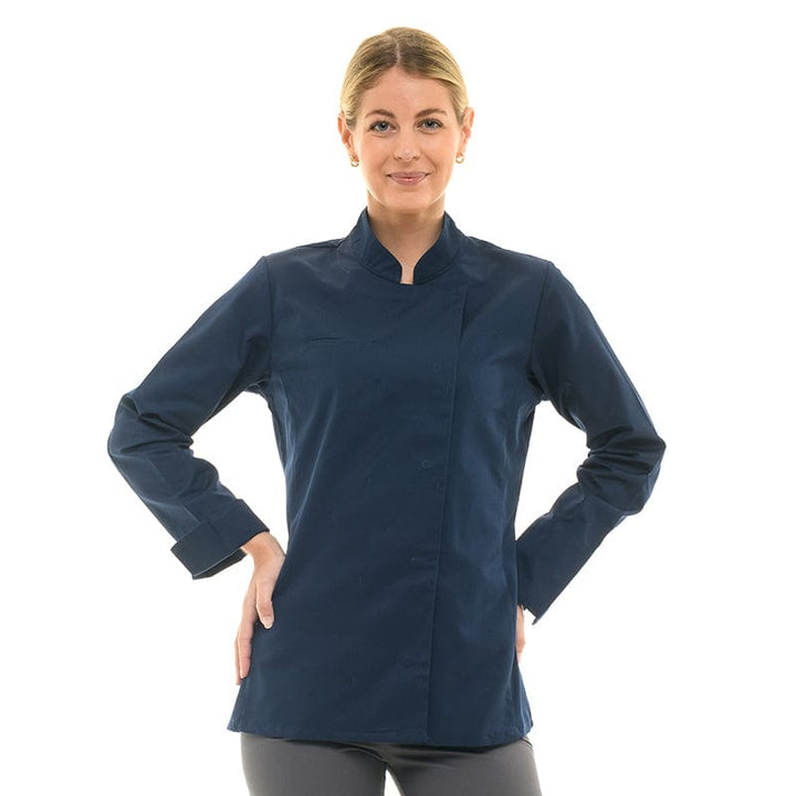 Women's Long Sleeve Turquoise Chef's Coat - MANELLI -  by Manelli | MANELLI``