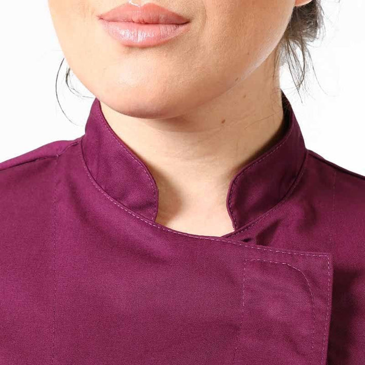 Women's Plum Short Sleeve Kitchen Coat - MANELLI -  by Manelli | MANELLI``