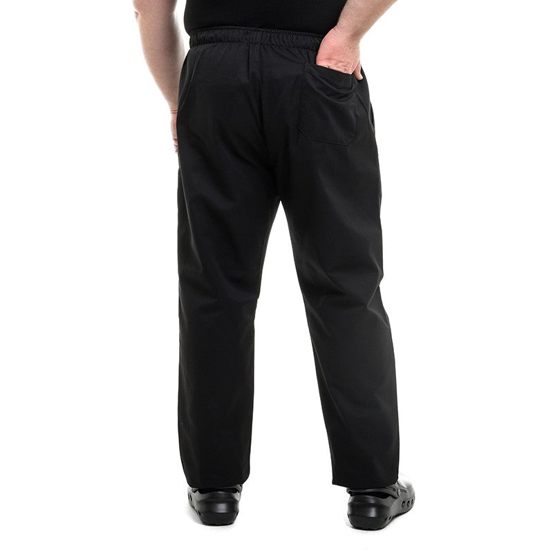Plus-Size Black Kitchen Pants Roma - MANELLI I Back Black Pants
