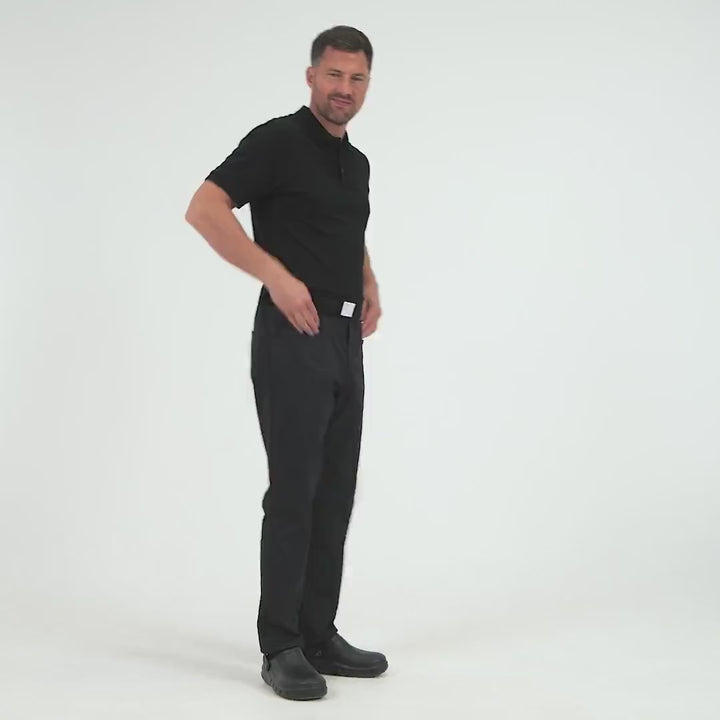 Black Archet Kitchen Trousers - ROBUR