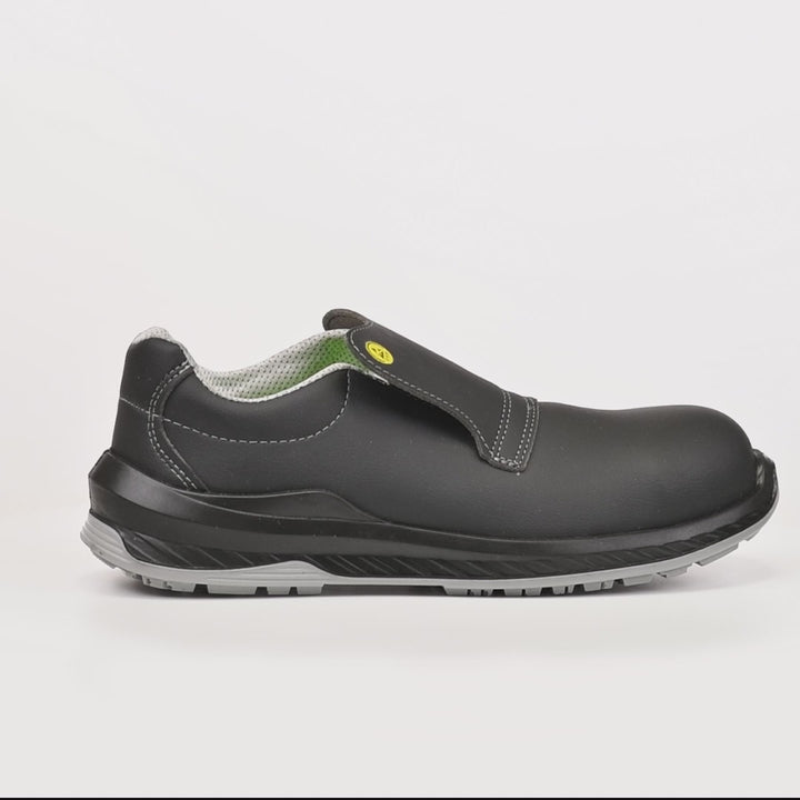Black Kitchen Shoes without Metal with Anti-Slip Sole Londra - UPOWER