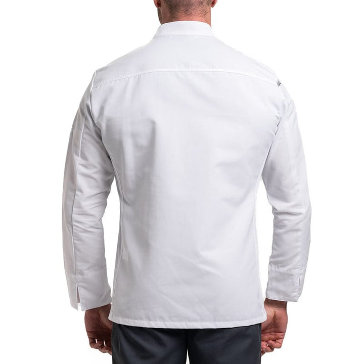 Berto White Long Sleeve Chef Coat - ROBUR -  by Robur | MANELLI``