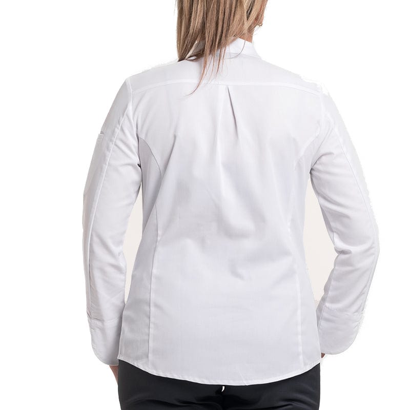 Long Sleeve White Kitchen Coat Flores - ROBUR -  by Robur | MANELLI``