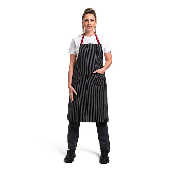 Black Burgundy Kitchen Apron Eloti - ROBUR -  by Robur | MANELLI``