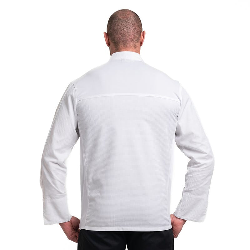 White Long Sleeve Chef Coat Siaka - ROBUR -  by Robur | MANELLI``