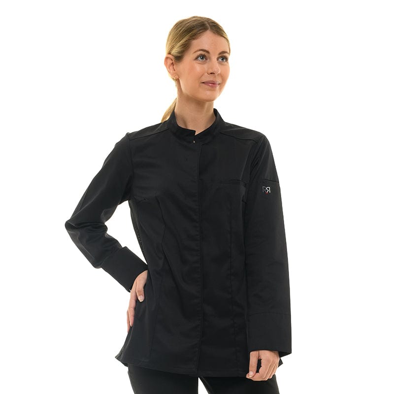 Women's Black Kitchen Coat Greta - ROBUR -  by Robur | MANELLI``