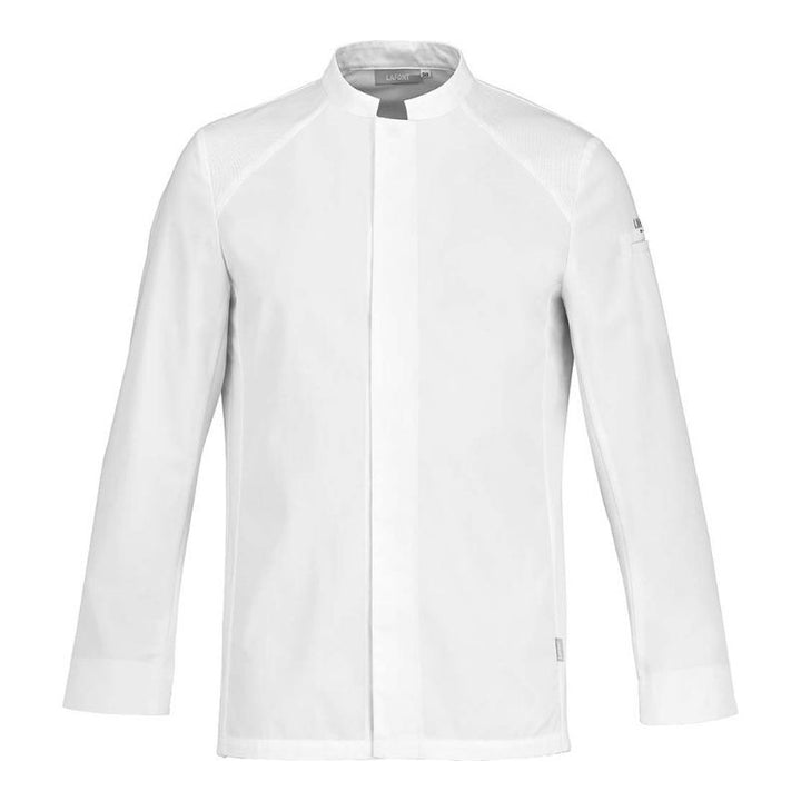 Men’s Long-Sleeved Chef Jacket Basil 2 - LAFONT CUISINE | MANELLI | White