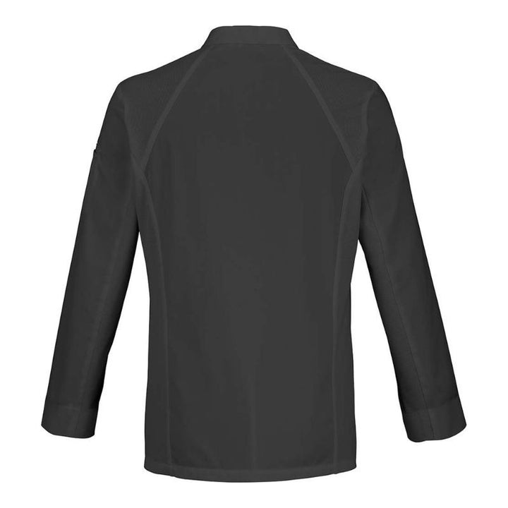 Men’s Long-Sleeved Chef Jacket Basil 2 - LAFONT CUISINE | MANELLI | Black Back