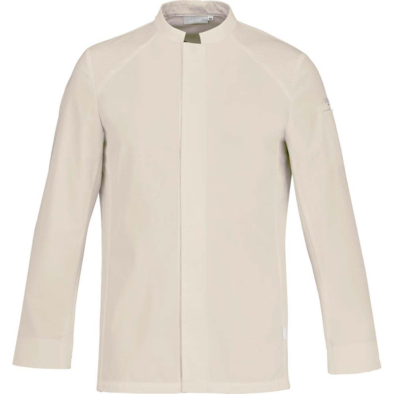 Men’s Long-Sleeved Chef Jacket Basil 2 - LAFONT CUISINE | MANELLI | Beige