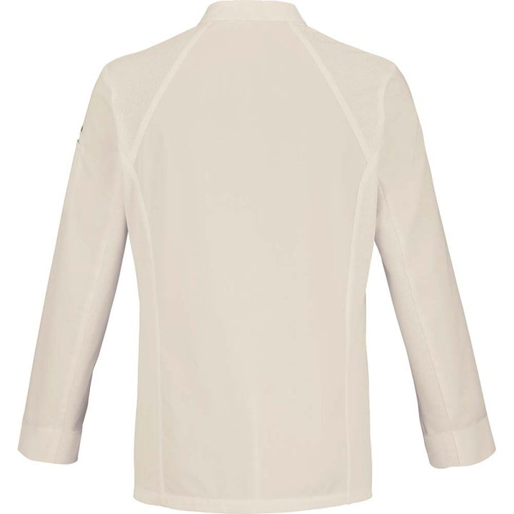 Men’s Long-Sleeved Chef Jacket Basil 2 - LAFONT CUISINE | MANELLI | Beige Back