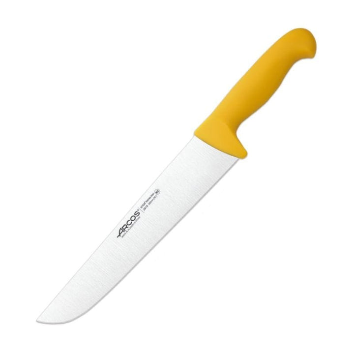 2900 Series 9.84 inch Yellow Butcher Knife - ARCOS -  by Arcos | MANELLI``