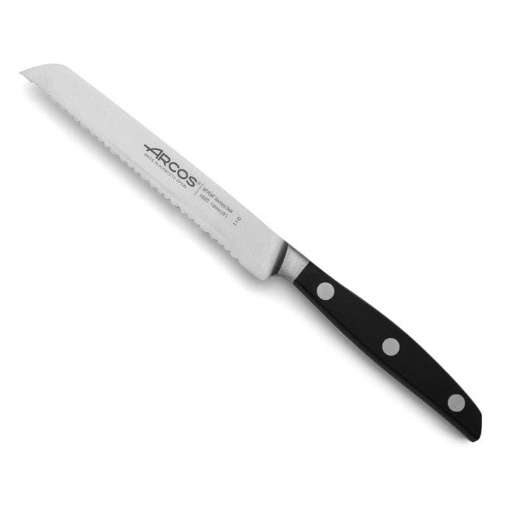 Manhattan Serrated Knife for Tomatoes Vegetables Lemon 5.12 inch - ARCOS -  by Arcos | MANELLI``