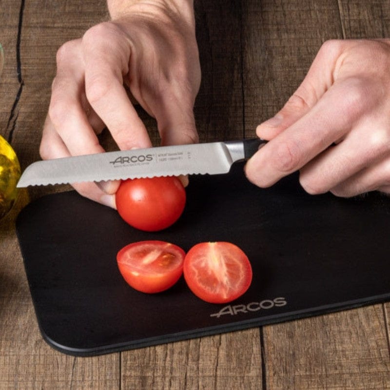 Manhattan Serrated Knife for Tomatoes Vegetables Lemon 5.12 inch - ARCOS -  by Arcos | MANELLI``