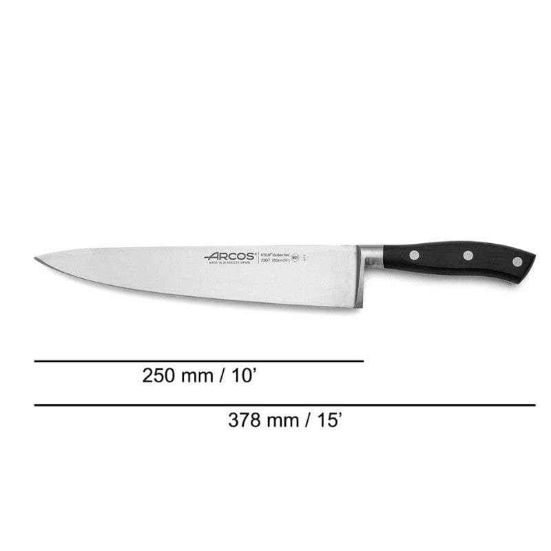 Arcos Chef's Knife 9.84 inch Riviera Range - ARCOS -  by Arcos | MANELLI``