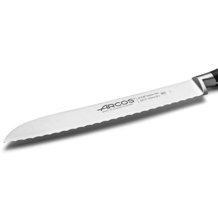 Riviera Range 7.87 inch Black Bread Knife - ARCOS -  by Arcos | MANELLI``