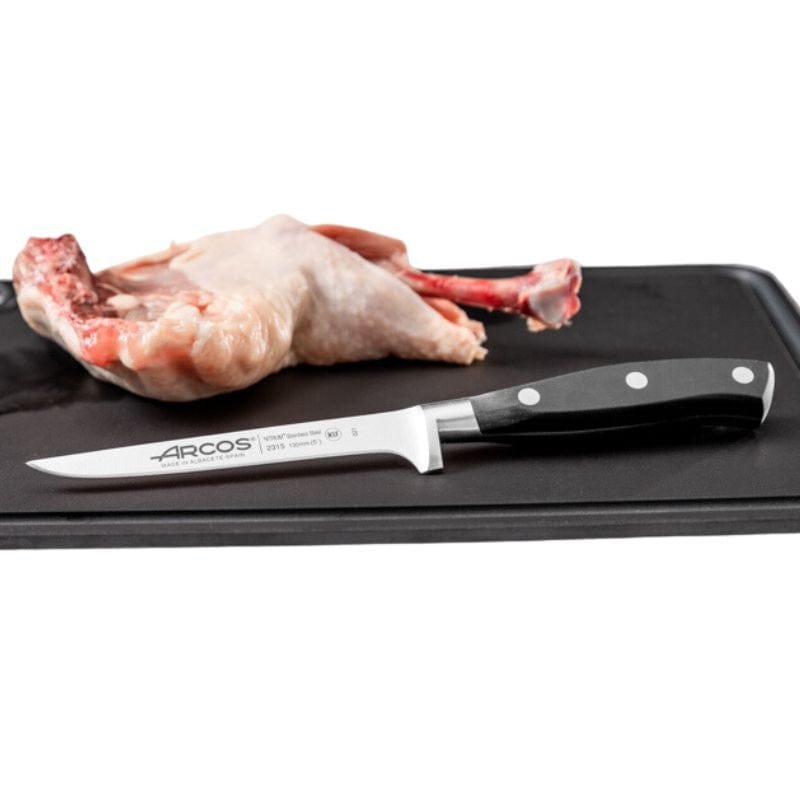 Riviera Series 5.12 inch Black Boning Knife - ARCOS -  by Arcos | MANELLI``