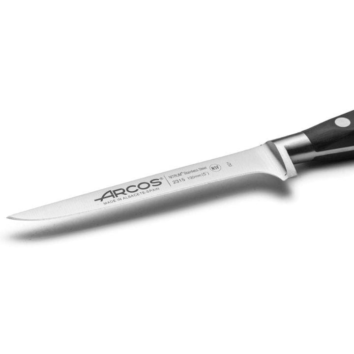 Riviera Series 5.12 inch Black Boning Knife - ARCOS -  by Arcos | MANELLI``