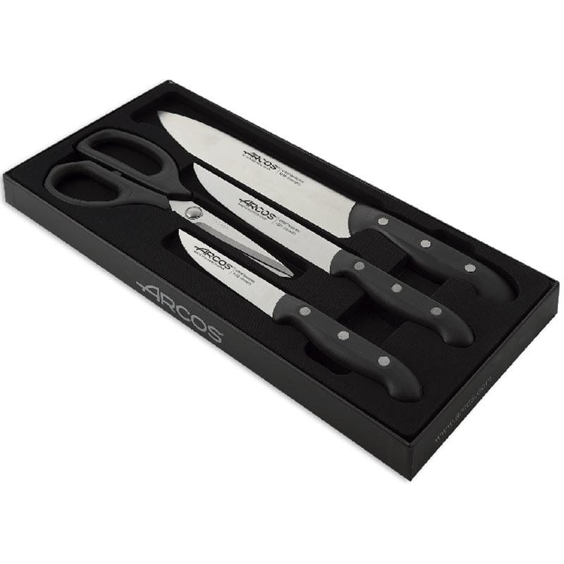 Set of 3 Master Series Knives and Scissors - ARCOS -  by Arcos | MANELLI``