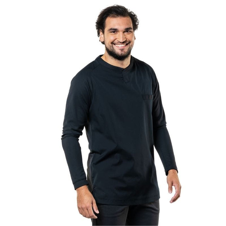 Valente UFX Black Long Sleeve Kitchen T-Shirt - Chaud Devant -  by Chaud Devant | MANELLI``