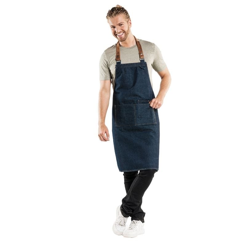 Denim Apron - CHAUD DEVANT -  by Chaud Devant | MANELLI``