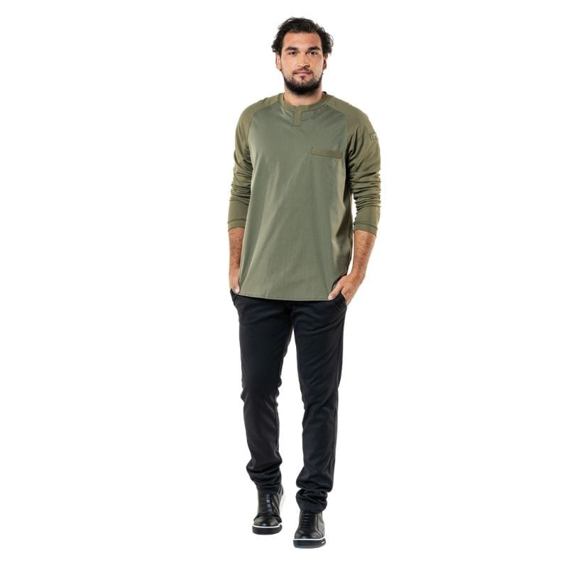 Eco-Responsible Khaki Green Valente UFX T-shirt - CHAUD DEVANT -  by Chaud Devant | MANELLI``