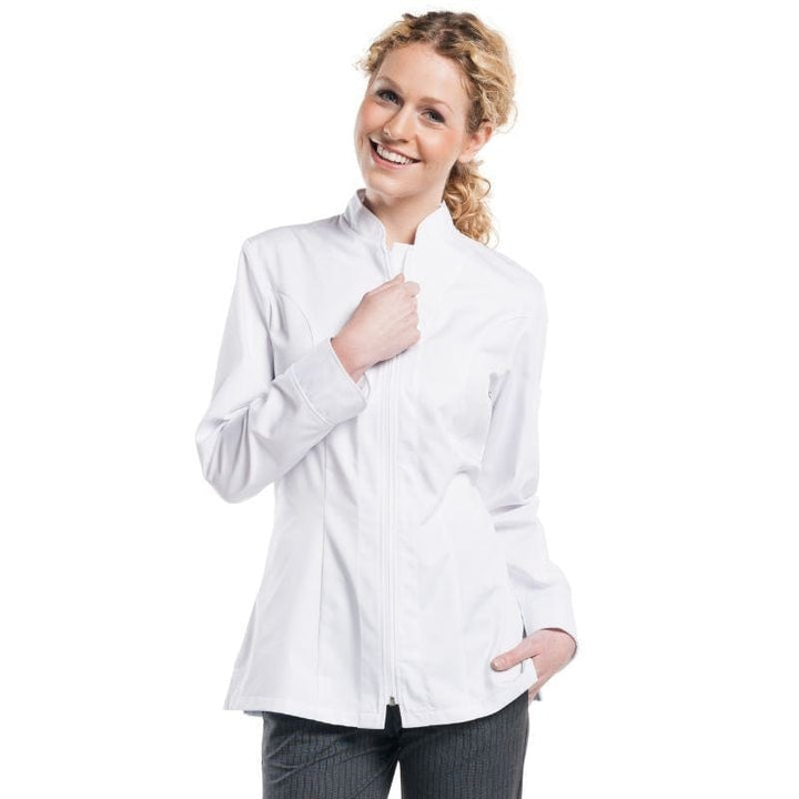 Lady Monza White Kitchen Coat - CHAUD DEVANT -  by Chaud Devant | MANELLI``