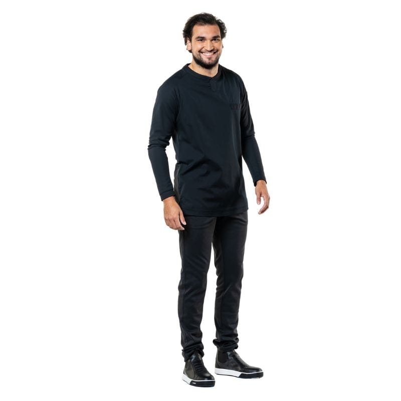 Valente UFX Black Long Sleeve Kitchen T-Shirt - Chaud Devant -  by Chaud Devant | MANELLI``