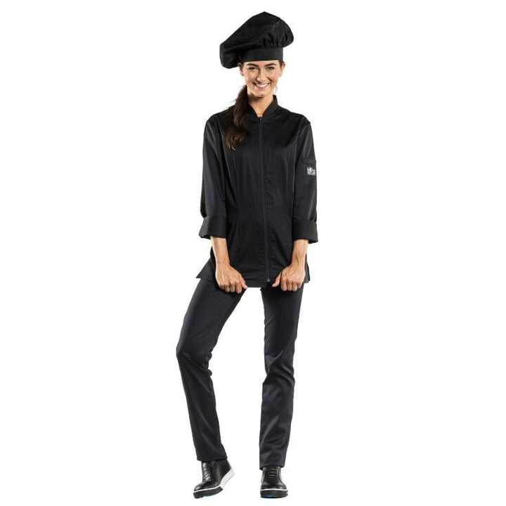 Lady Monza Black Kitchen Coat - CHAUD DEVANT -  by Chaud Devant | MANELLI``