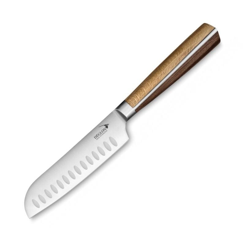 High-Woods Mini Santoku Knife 4.92 inch - DEGLON -  by Deglon | MANELLI``