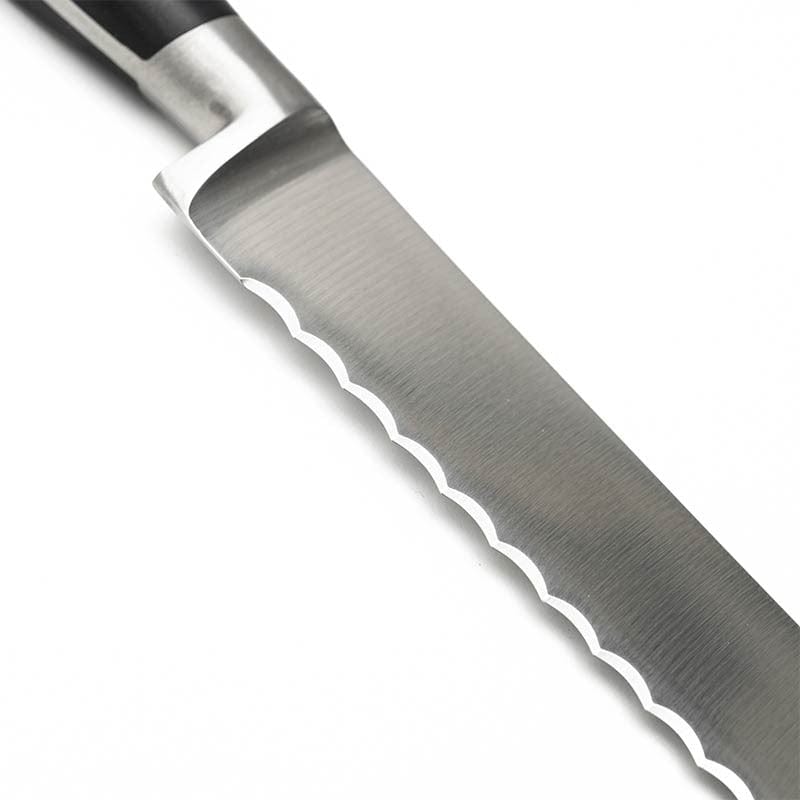 Bread Knife 7.87 inch Notched POM Handle - Deglon -  by Deglon | MANELLI``