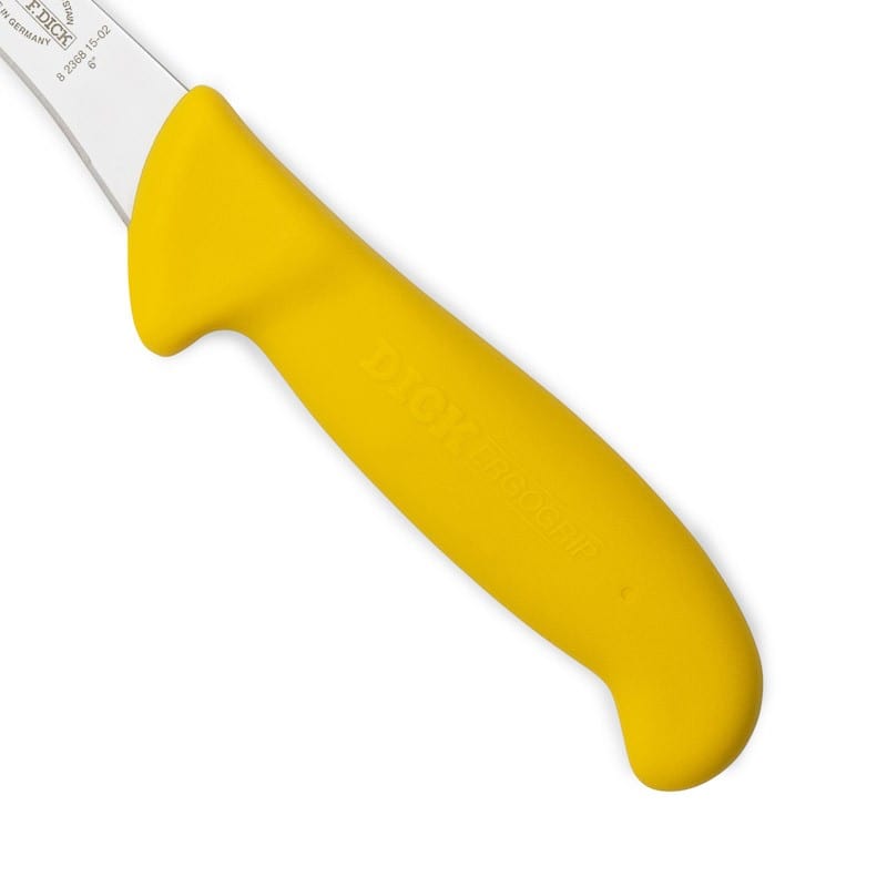 Boning Knife with Narrow Blade Ergogrip Yellow 5.91 inch - DICK -  by Dick | MANELLI``