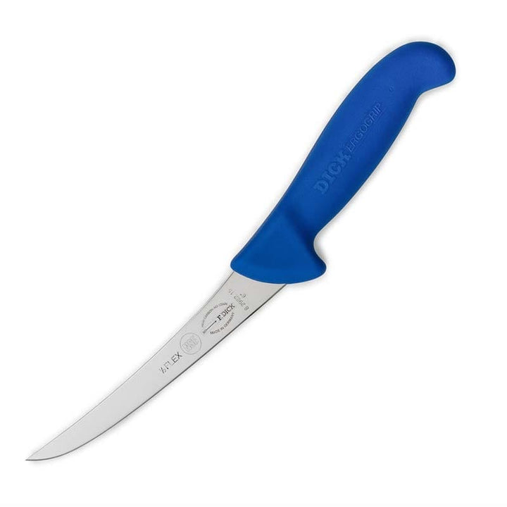 Boning Knife with Semi-Flexible Blade Ergogrip Blue 5.91 inch - DICK -  by Dick | MANELLI``