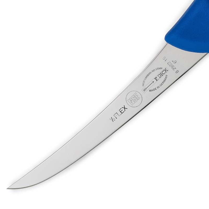 Boning Knife with Semi-Flexible Blade Ergogrip Blue 5.91 inch - DICK -  by Dick | MANELLI``