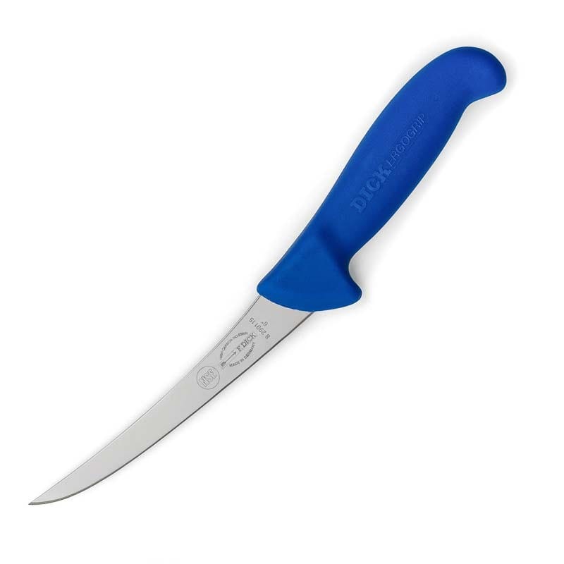 Boning Knife with Stiff Blade Ergogrip Blue 5.91 inch - DICK -  by Dick | MANELLI``