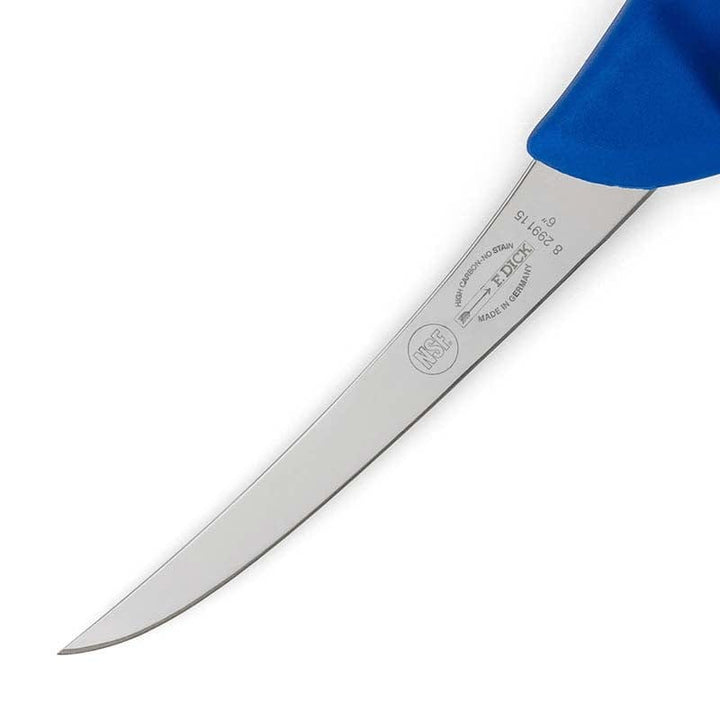 Boning Knife with Stiff Blade Ergogrip Blue 5.91 inch - DICK -  by Dick | MANELLI``