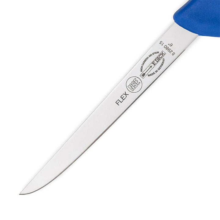 Flexible Blade Boning Knife Ergogrip 5.91 inch Blue - DICK -  by Dick | MANELLI``