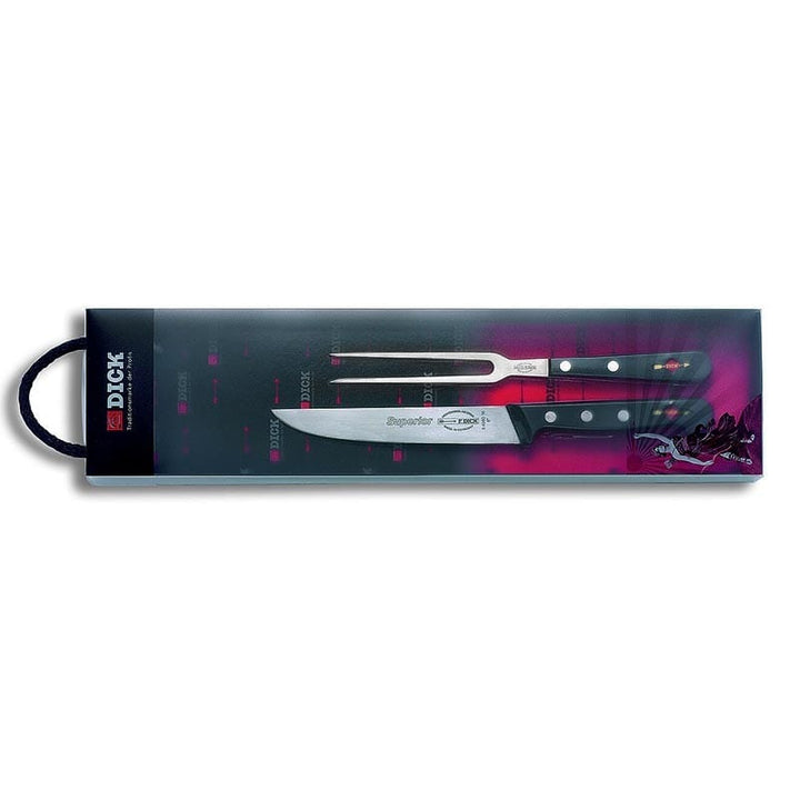 Stainless Steel Carving Set with Slicing Knife and Carving Fork - DICK -  by Dick | MANELLI``