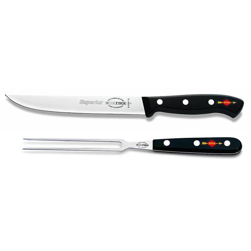 Stainless Steel Carving Set with Slicing Knife and Carving Fork - DICK -  by Dick | MANELLI``