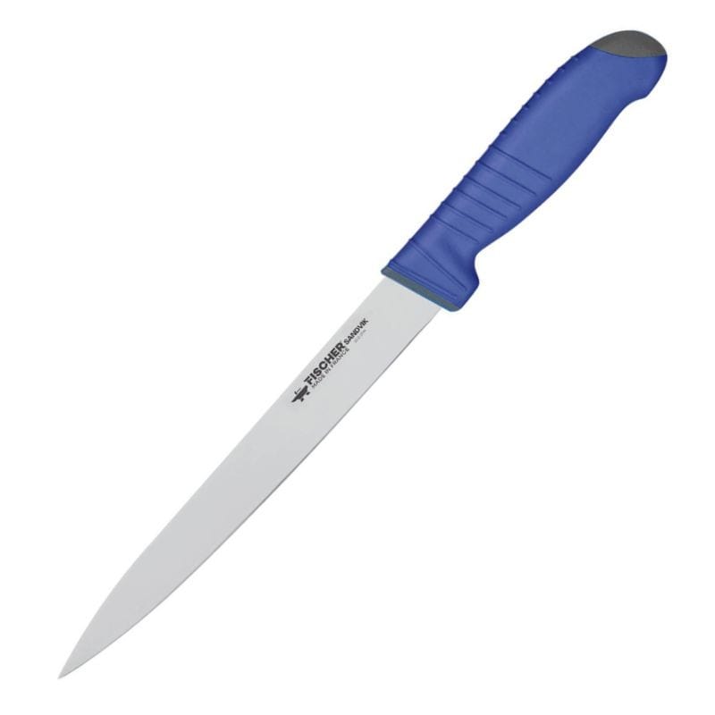 Blue Dual-Material Handle 7.87 inch Boning Knife - FISCHER -  by Fischer Bargoin | MANELLI``