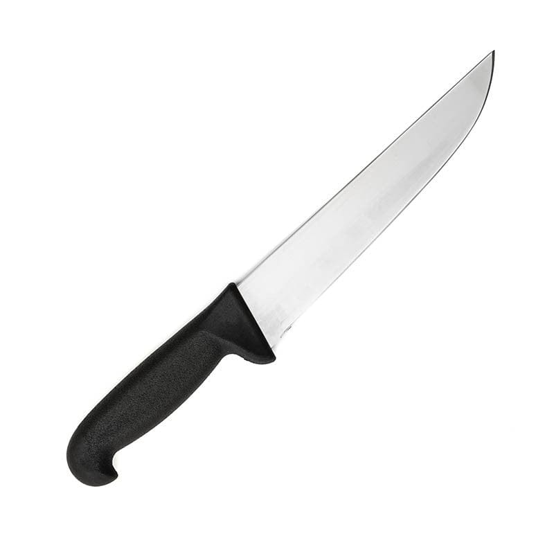 Butcher Knife 9.06 inch with Black Handle - FISCHER -  by Fischer Bargoin | MANELLI``