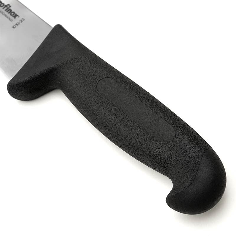 Butcher Knife 9.06 inch with Black Handle - FISCHER -  by Fischer Bargoin | MANELLI``