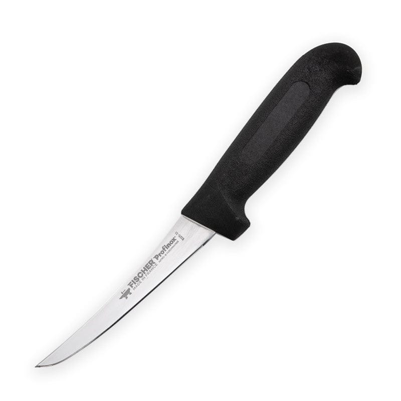 Curved Blade Boning Knife 5.91 inch Black - FISCHER -  by Fischer Bargoin | MANELLI``