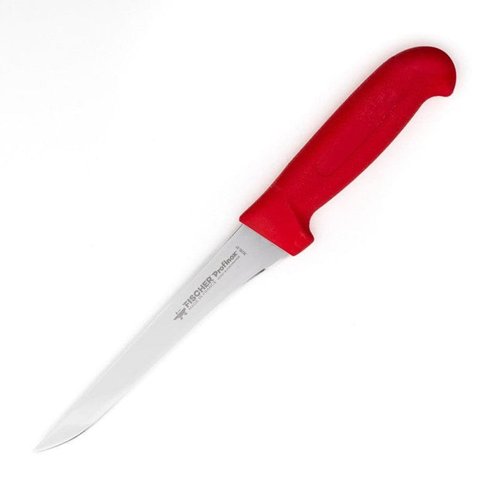 PROFINOX Straight Blade Boning Knife 6.69 inch Red - FISCHER -  by Fischer Bargoin | MANELLI``