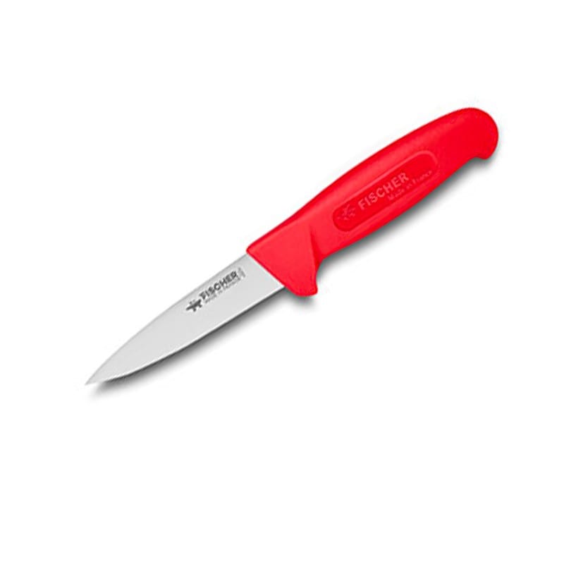 Red-Handled Bleeding Knife 4.33 inch - FISCHER -  by Fischer Bargoin | MANELLI``