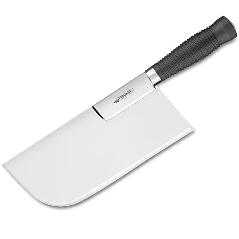 Stainless Steel Reinforced Butcher's Blade 10.24 inch Black Handle - FISCHER -  by Fischer Bargoin | MANELLI``