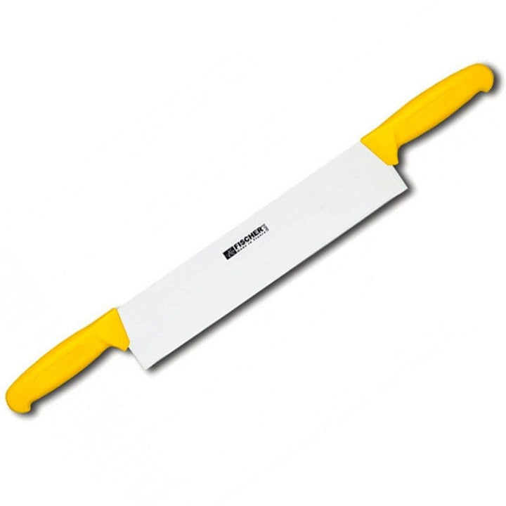 Yellow Cheese Knife 12.99 inch with 2 Handles - FISCHER -  by Fischer Bargoin | MANELLI``