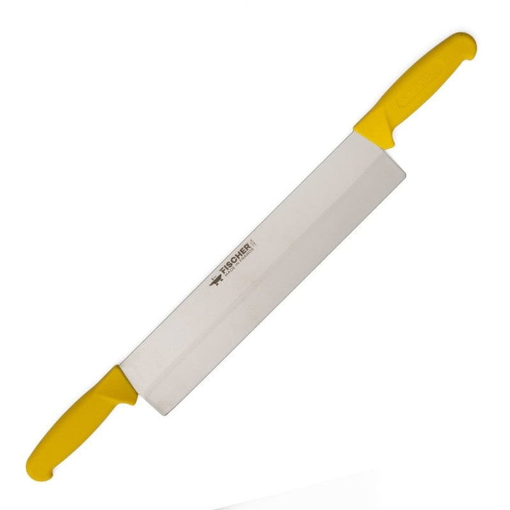 Yellow Cheese Knife 12.99 inch with 2 Handles - FISCHER -  by Fischer Bargoin | MANELLI``