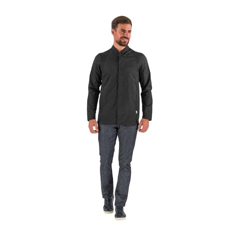 Basil Long Sleeve Men's Black Kitchen Coat - LAFONT -  by Lafont - Cuisine | MANELLI``