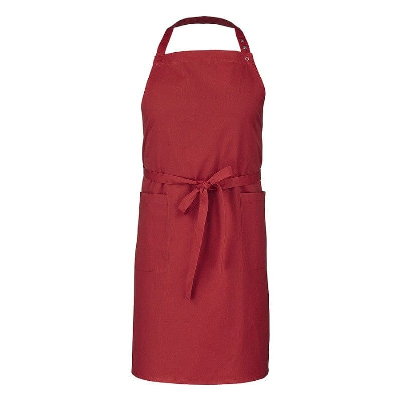 Galanga Red Bib Apron with 2 Pockets - LAFONT CUISINE -  by Lafont - Cuisine | MANELLI``