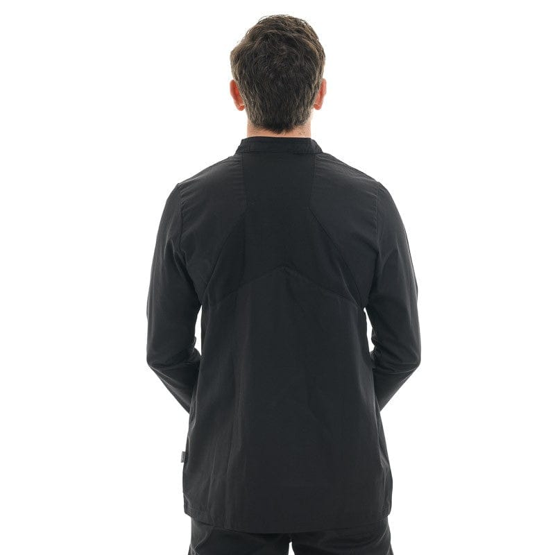 Men's Black Double-collar Kitchen Coat - LAFONT -  by Lafont - Cuisine | MANELLI``